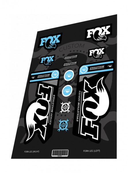 Stickere adezive furca FOX Evolution Series 2014 OEM