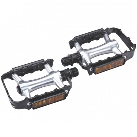 BBB PEDALE CLASSIC RIDE ALUMINIU AX CROMO