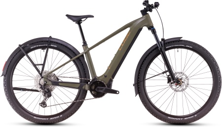 Bicicleta Electrica Hardtail CUBE Reaction Hybrid Pro Allroad dustyolive´n´gold
