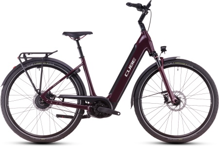 Bicicleta Electrica Hardtail CUBE Supreme Hybrid Deluxe Pro 625 amarone´n´grey