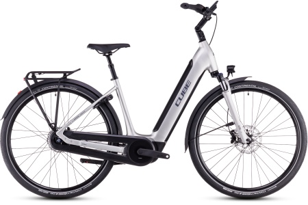 Bicicleta Electrica Hardtail CUBE Supreme RT Hybrid Comfort EXC 625 sleekgrey´n´lunar