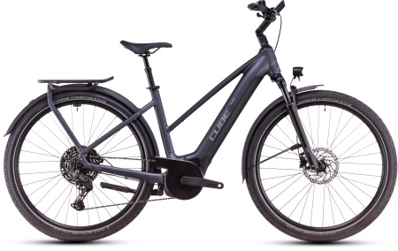 Bicicleta Electrica Hardtail CUBE Touring Hybrid Pro 625 metallicgrey´n´chrome