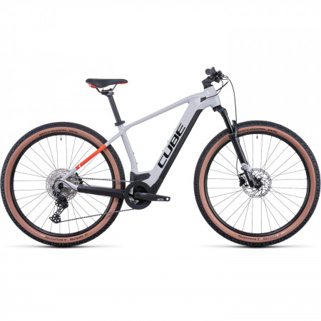 Bicicleta Electrica MTB Hardtail CUBE Reaction Hybrid Pro 500 Grey Red
