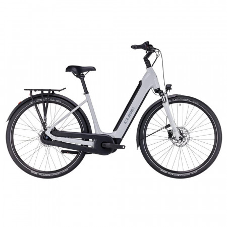 Bicicleta electrica Trekking-Oras CUBE Supreme Hybrid ONE 500 Grey'n'Grey