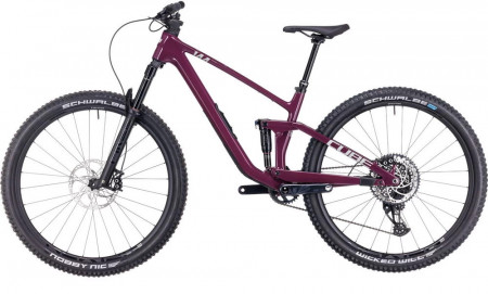 SP-120 （TRIO） Bicicleta Full Suspension CUBE Stereo ONE44 C:68X SLX Wine'n