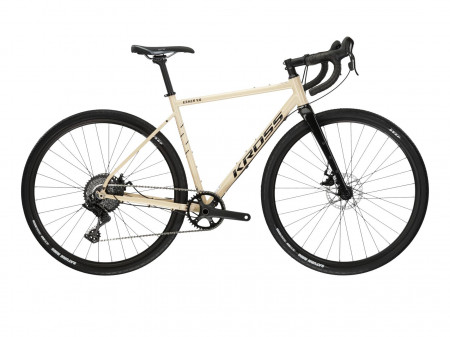 Bicicleta KROSS ESKER 4.0 MS 28" Cream-Negru-Cream Glossy 24