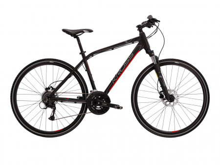 Bicicleta KROSS EVADO 5.0 28" Negru-Red-Black Mat 23