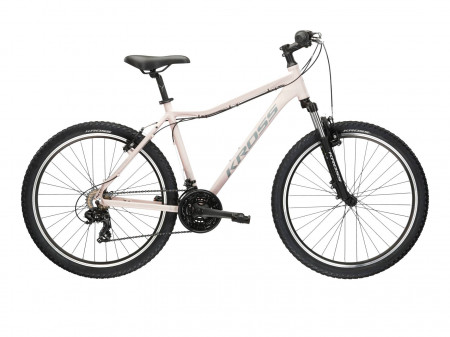 Bicicleta KROSS LEA 1.0 26" Pink-Grey-Pink Mat 24