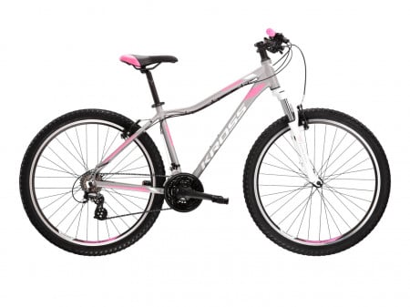 Bicicleta KROSS LEA 2.0 26" Silver-White-Silver Mat 24