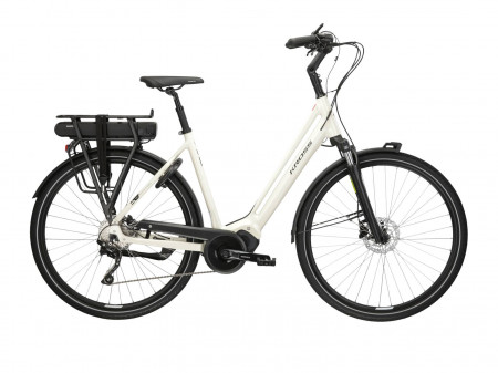 Bicicleta KROSS SENTIO HYBRID 3.0 28" Cream-Negru-Cream Glossy 24
