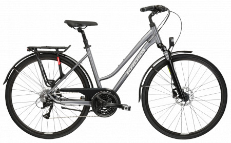 Bicicleta KROSS TRANS 4.0 28" Graphite-Grey-Graphite Glossy 24