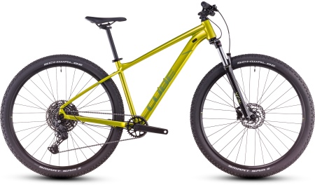 Bicicleta MTB Hardtail CUBE Aim SLX flashlime´n´juniper