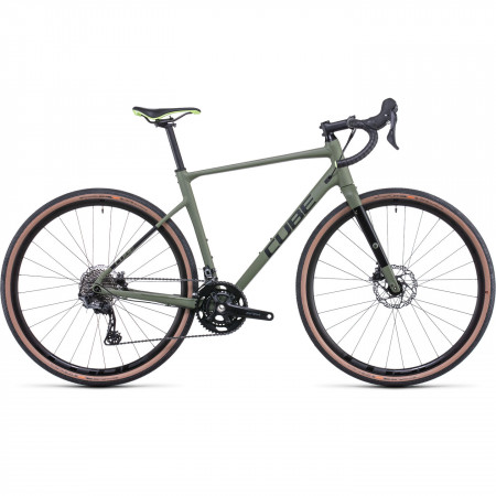 Bicicleta Sosea-Ciclocross CUBE NURoad Race Olive Black