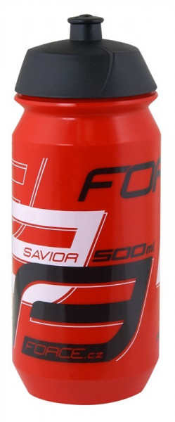 Bidon apa Force Savior 0.5l rosu/alb/negru