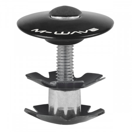 Capac si Floare Cuvete M-WAVE FORK FIX 1.1/8" Negru Anodizat