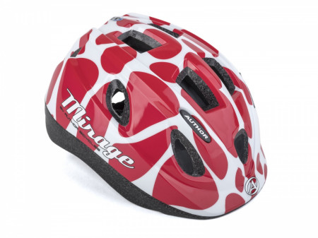 Casca Copii AUTHOR Mirage Inmold 52-56 cm Rosu/Alb