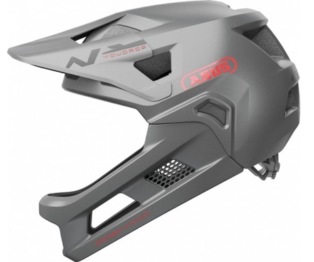 Casca copii MTB Full Face ABUS YouDrop Silver