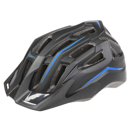Casca Mighty Black Hawk M 52-58 negru/albastru