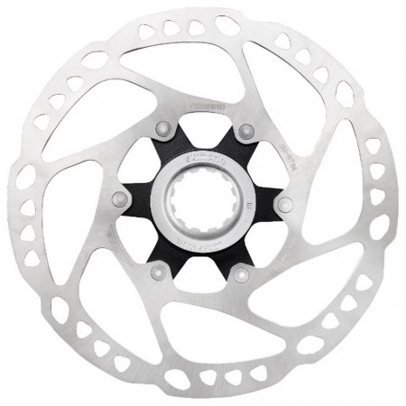 Disc Frana SHIMANO Deore SM-RT64 160 mm Center Lock only Resin Caneluri Interne