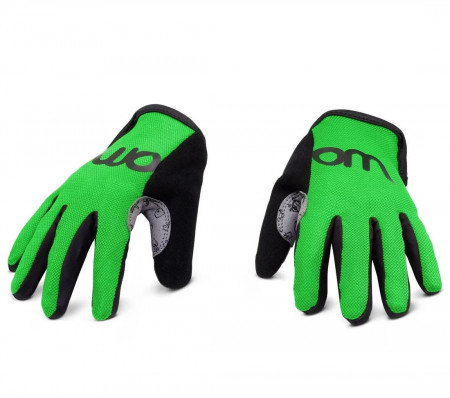 Manusi ciclism pentru copii WOOM Green Marime 7 S
