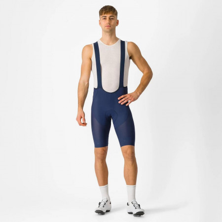 Pantaloni scurti cu bretele CASTELLI Superleggera Bleumarin