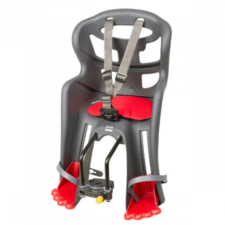 Scaun Bicicleta Fata pentru Copii BELELLI TATOO FIX Grey