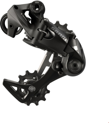 SCHIMBATOR PINIOANE SRAM X01 DH X-HORIZON™ 7 VITEZE PATINA MEDIE 28TNEGRU
