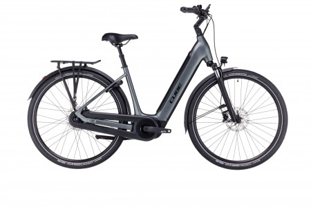 Bicicleta Electrica CUBE SUPREME HYBRID PRO 625 EASY ENTRY Flashgrey Black