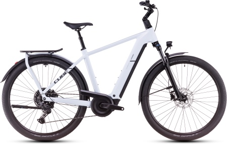 Bicicleta Electrica Hardtail CUBE Kathmandu Hybrid ONE polarwhite´n´black