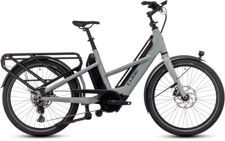 Bicicleta Electrica Hardtail CUBE Longtail Sport Hybrid 725 swampgrey´n´reflex