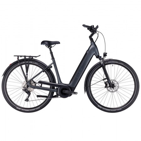 Bicicleta electrica Trekking-Oras CUBE Supreme Sport Hybrid Pro 625 Grey'n'Grey