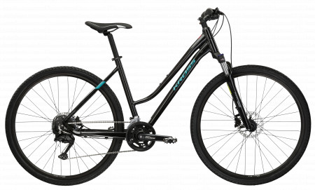 Bicicleta KROSS EVADO 5.0 28" Negru-Turquoise-Black Glossy 24