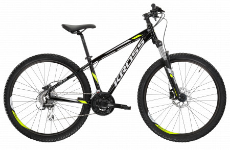 Bicicleta KROSS HEXAGON 5.0 29" Negru-Lime-Black Glossy 24