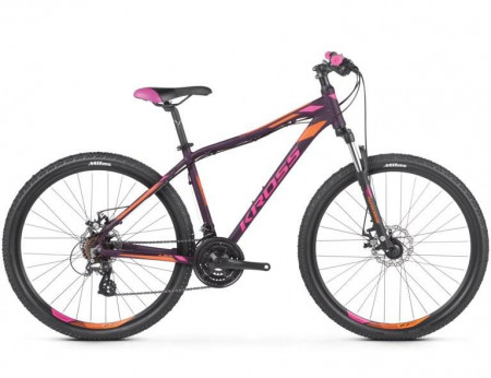 Bicicleta KROSS LEA 3.0 26" Purple-Pink-Purple Mat 24