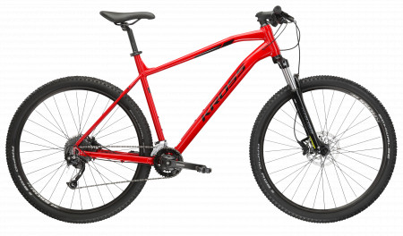 Bicicleta KROSS LEVEL 1.0 SM 29" Red-Negru-Red Glossy 24