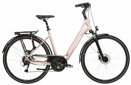 Bicicleta KROSS SENTIO 4.0 28" Rozowozloty-White-Pink Glossy 24