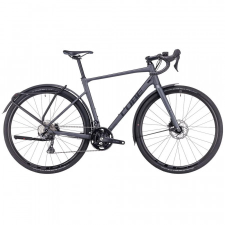 Bicicleta Sosea-Ciclocross CUBE Nuroad Race FE Grey'n'Black