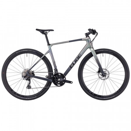 Bicicleta Trekking-Oras CUBE Nulane C:62 SLT Prizmsilver´n´Black Carbon