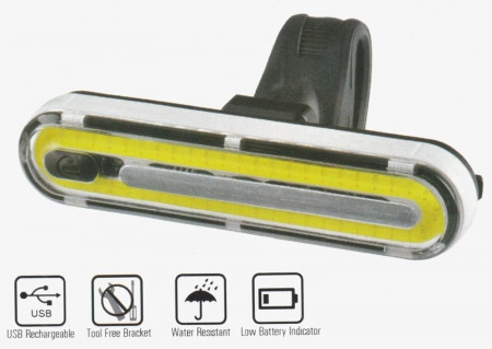 Far fata Bike Force 8 functii 240Lm USB