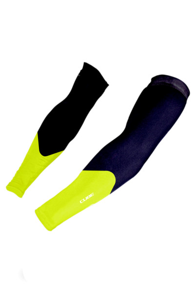 Incalzitoare Brate CUBE Arm Warmers Safety Neon Yellow