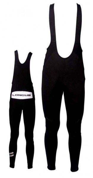 Pantaloni Lungi Bretele LONGUS SuperRoubaix Negru