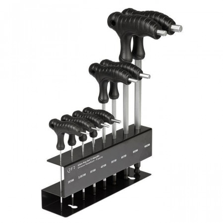 SET CHEI IMBUS (IMBUSURI) CU MANER RFR T-FORM 2/2.5/3/4/5/6/8/10MM