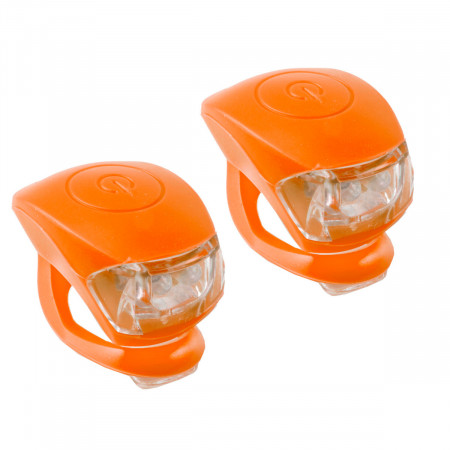 Set Flash cu Baterii M-WAVE COBRA IV -Portocaliu