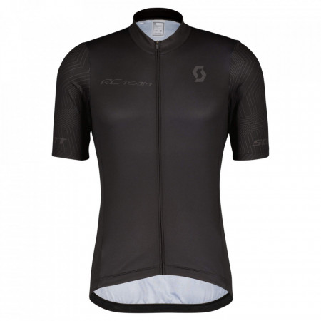 Tricou ciclism cu maneca scurta SCOTT RC TEAM 10 Black-Dark Grey, Barbati