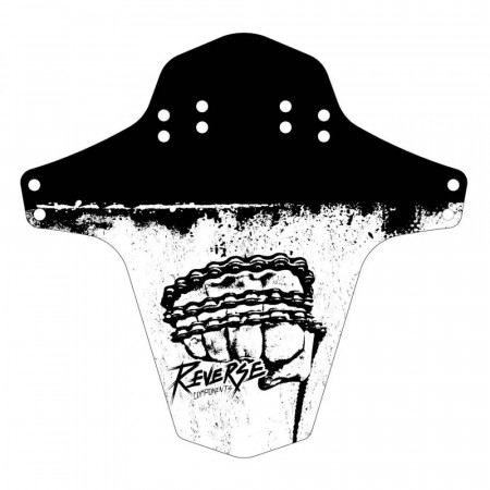 Aparatoare noroi REVERSE Fist Negru-Alb