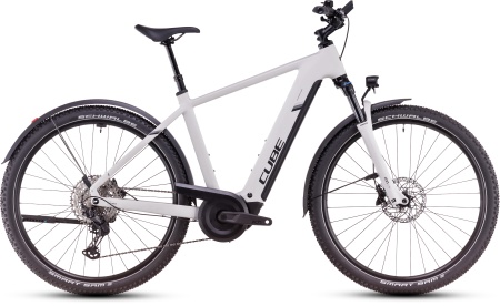 Bicicleta Electrica Hardtail CUBE Nuride Hybrid EXC Allroad cotton´n´silver