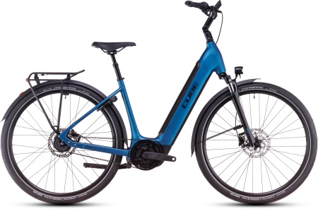 Bicicleta Electrica Hardtail CUBE Supreme Hybrid Deluxe ONE 625 electricblue´n´black