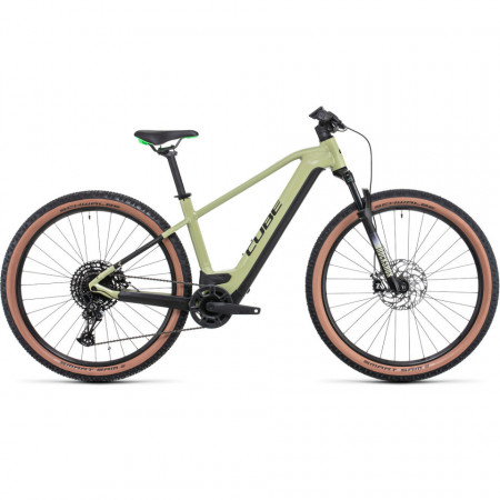 Bicicleta Electrica MTB Hardtail CUBE Reaction Hybrid EXC 750 29 Green FlashGreen