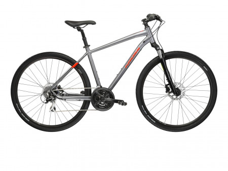Bicicleta KROSS EVADO 4.0 PP 28" Graphite-Red-Graphite Glossy 24
