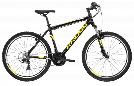 Bicicleta KROSS HEXAGON 1.0 S 26" Negru-Yellow-Black Glossy 23